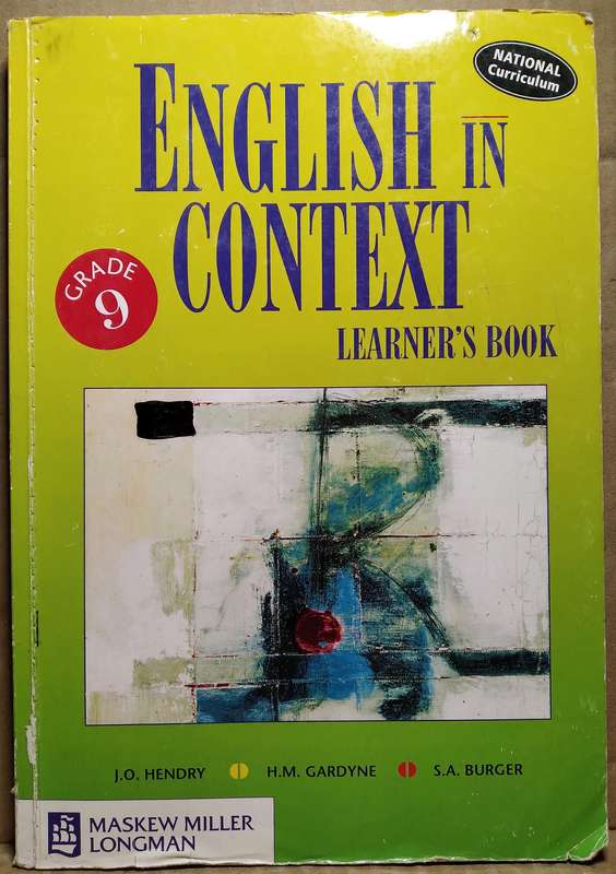 English in Context Grade 9 - J.O Hendry