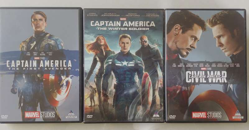 Captain America DVD Collection (3 DVD's)
