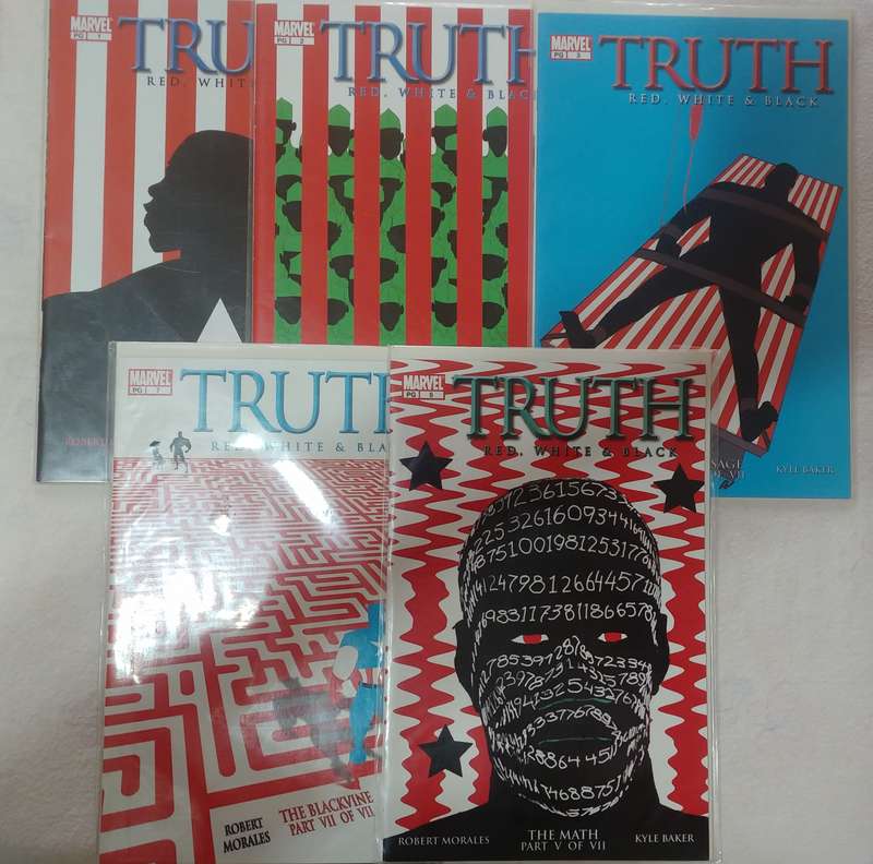 Truth: Red, White & Black #1,2,3,5,7 (5 Books)