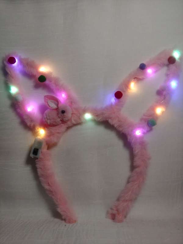 Light-up Bunny Alice Band (Pink)