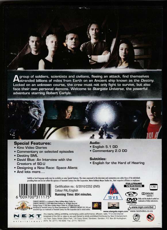 Stargate Universe SG-U - The Complete First Season
