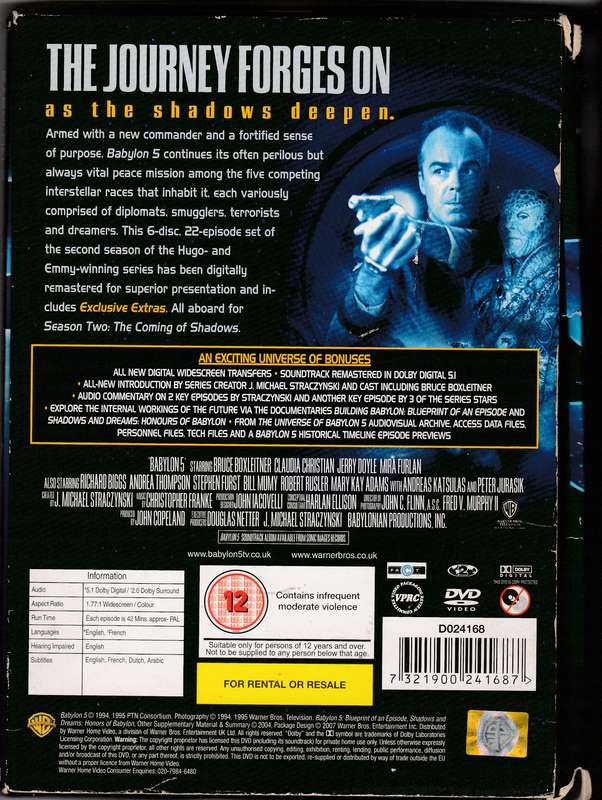 Babylon 5 - The Complete Second Season