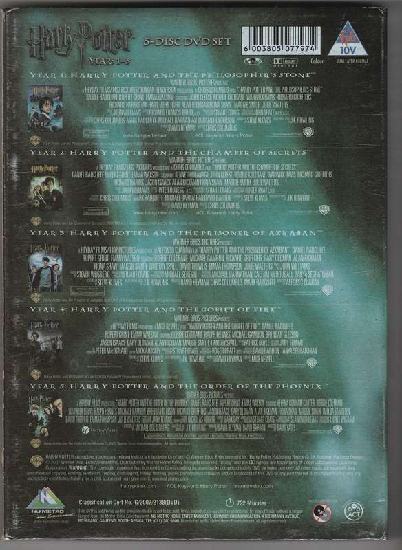 Harry Potter - Years 1-5