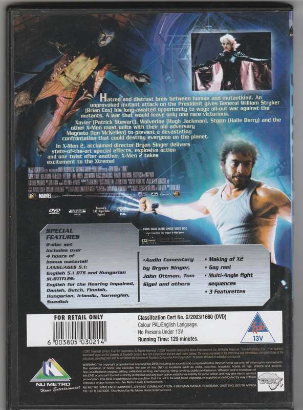 X-Men 2 - Two-Disk Special Edition