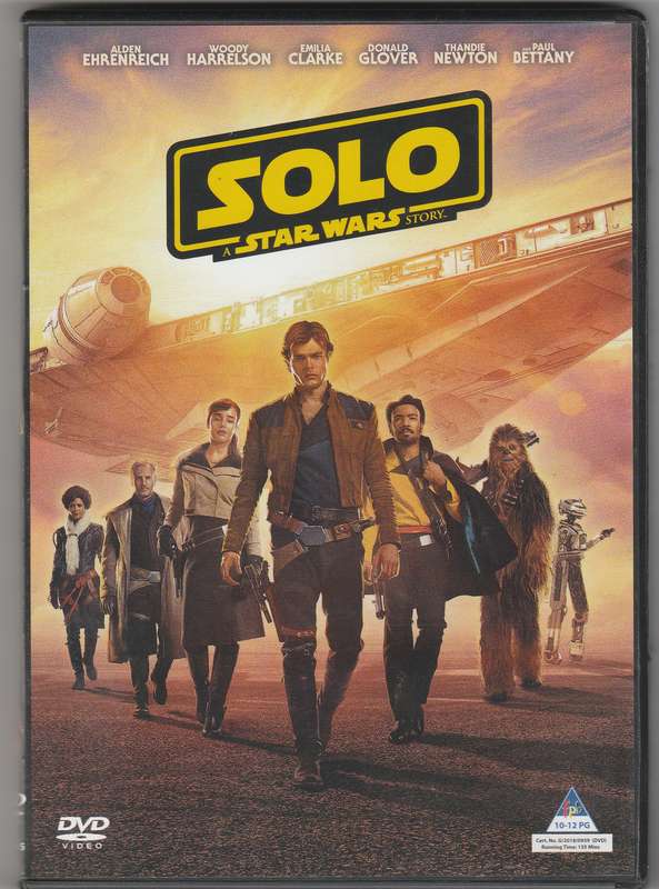 Solo- A Star Wars Story DVD