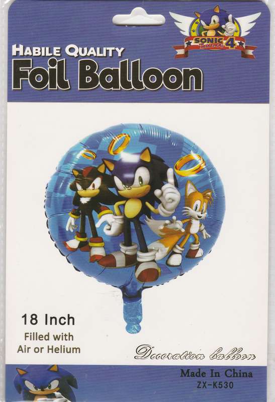 Sonic Foil Balloon
