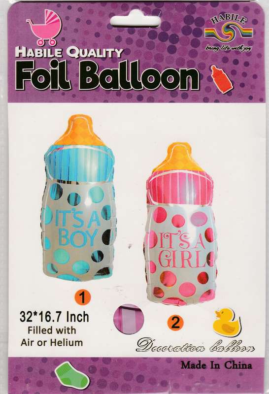 It's a Girl Foil Balloon (Pink)