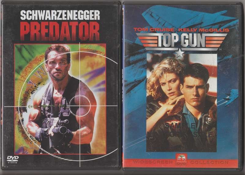 Predator/ Top Gun DVD Combo