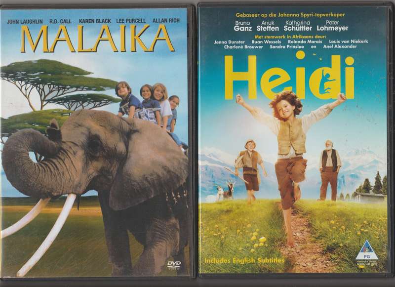 Malaika and Heidi DVD's