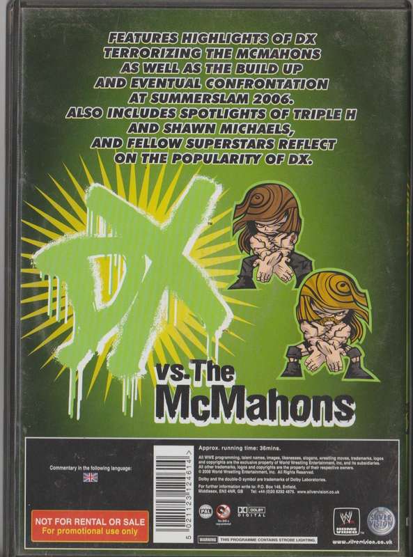 WWE: DX vs. The McMahons DVD