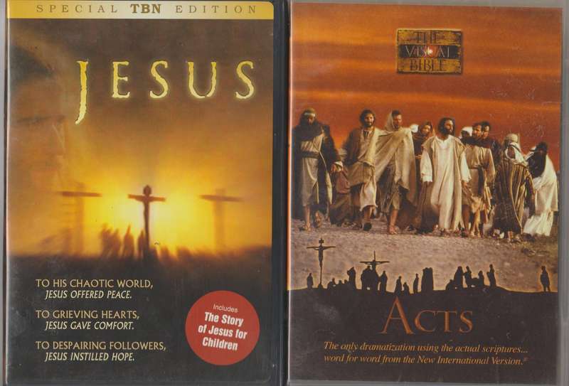Jesus and The Visual Bible-Acts DVD's
