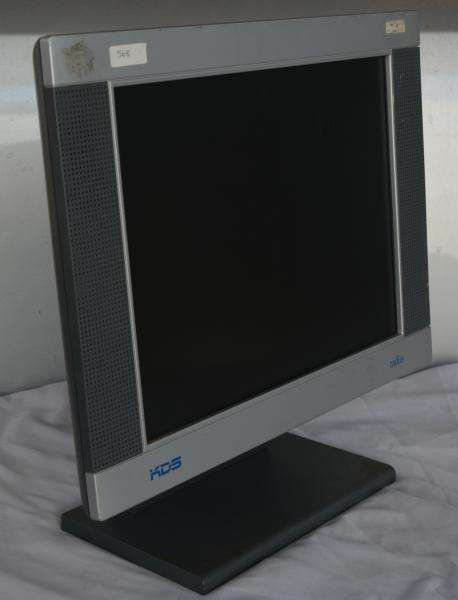 KDS radius  lcd / monitor, model 568, 15` inch, vga, 12v adapter,  speakers