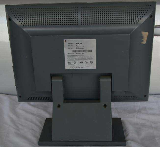 KDS radius  lcd / monitor, model 568, 15` inch, vga, 12v adapter,  speakers