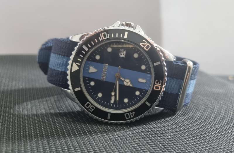 Steel case Skmei watch with gift box