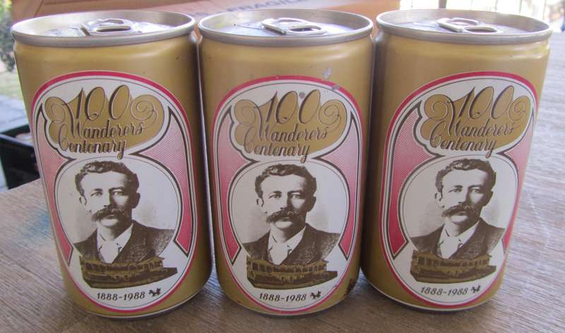 Collectible Beer Cans - Wanderers Club Centenary 1888-1988 : Still Sealed.