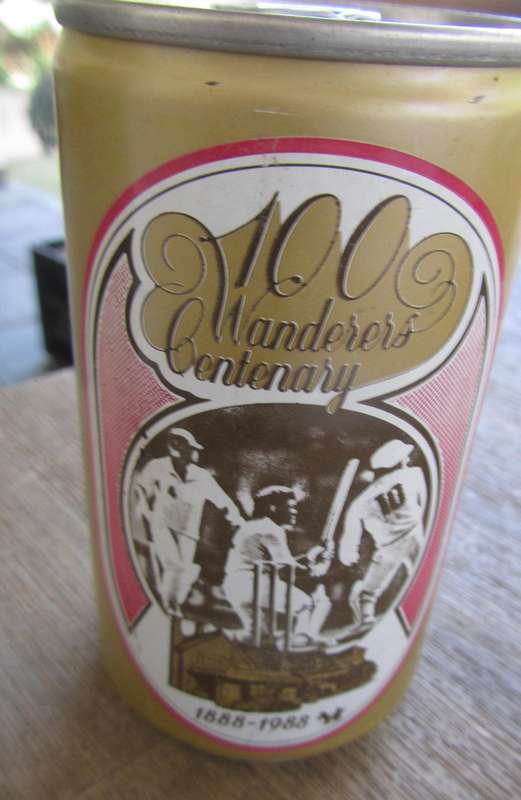 Collectible Beer Cans - Wanderers Club Centenary 1888-1988 : Still Sealed.