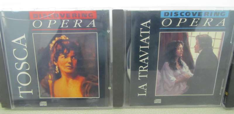 Discovering Opera CD's  - Tosca, La Traviata & Carmen PLUS FREE CD - AIDA