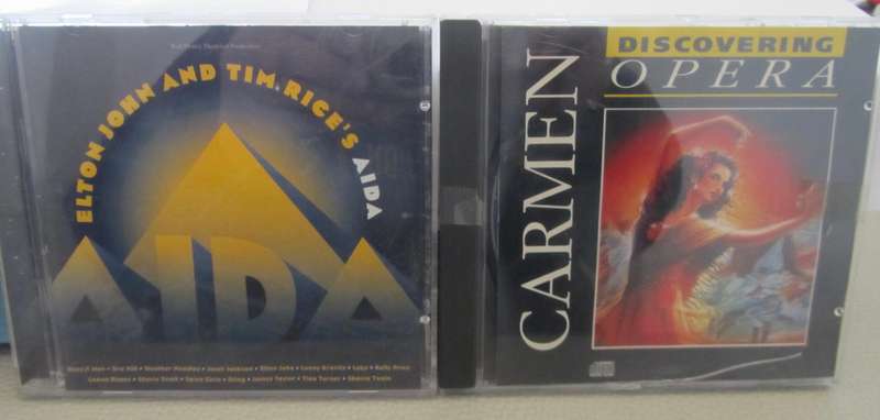 Discovering Opera CD's  - Tosca, La Traviata & Carmen PLUS FREE CD - AIDA