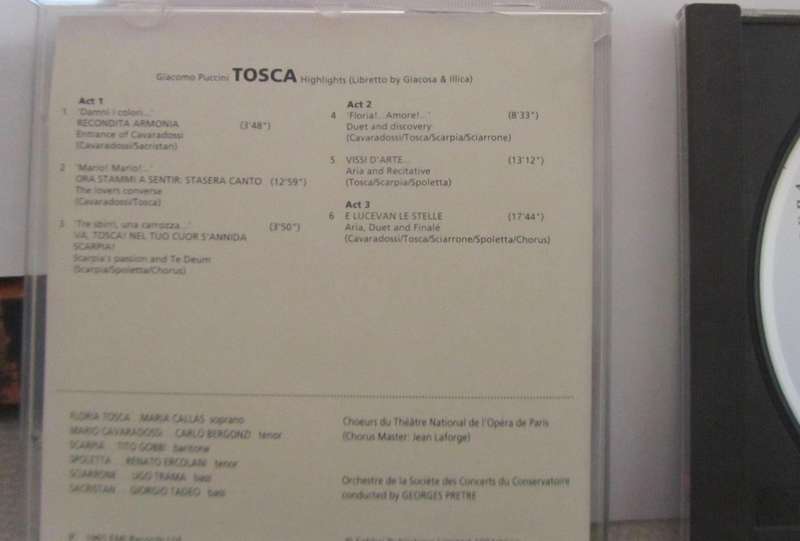 Discovering Opera CD's  - Tosca, La Traviata & Carmen PLUS FREE CD - AIDA