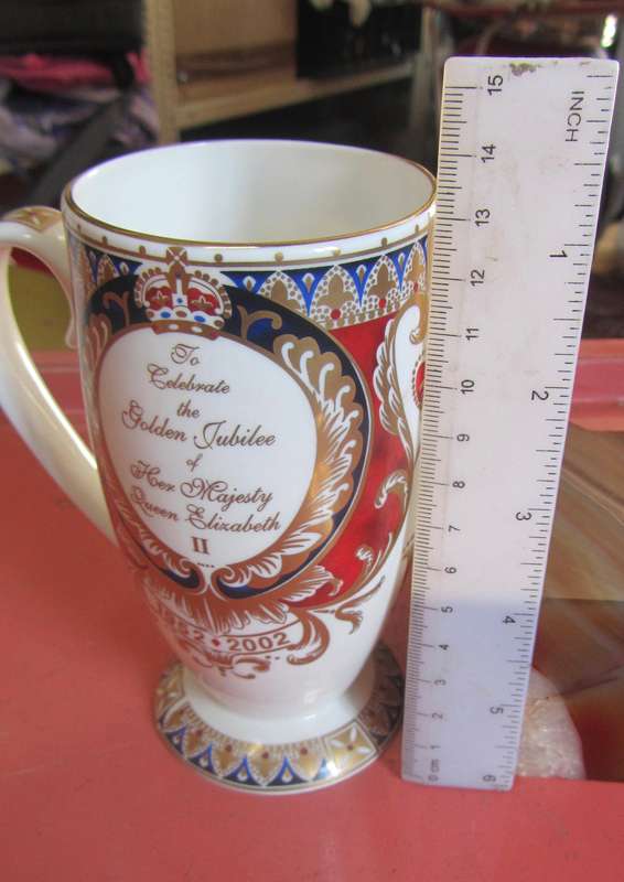 Queen Elizabeth Golden Jubilee 2002 Commemorative Fine China Items