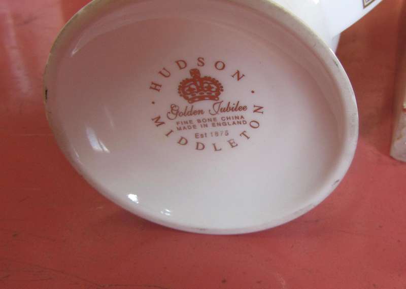 Queen Elizabeth Golden Jubilee 2002 Commemorative Fine China Items