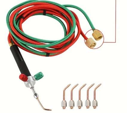 Mini Oxygen/Acetylene Torch Kit with 5 Welding Tips