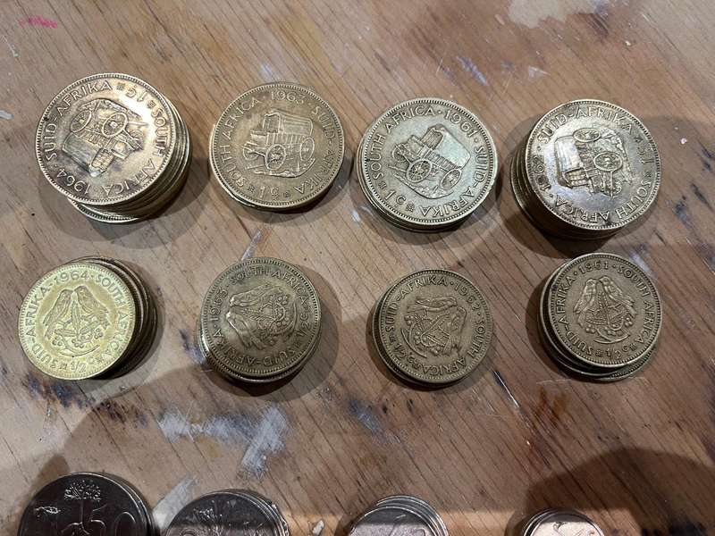 Old South African coin collection