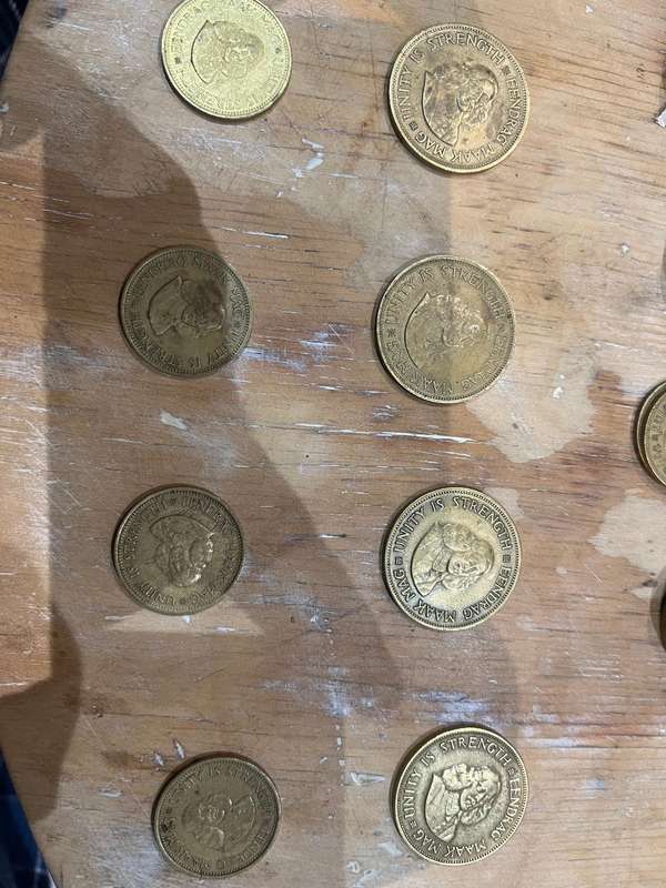Old South African coin collection
