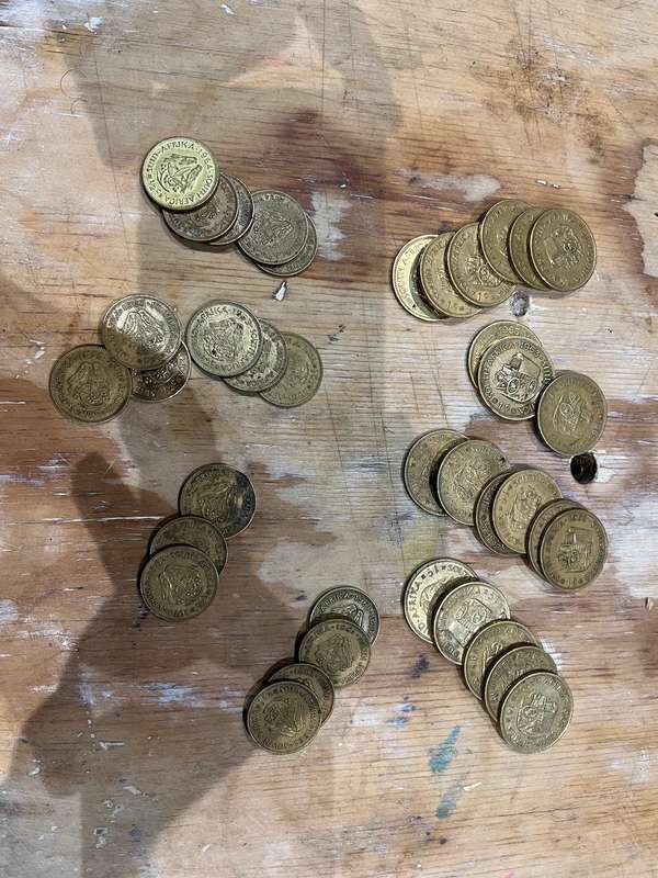 Old South African coin collection
