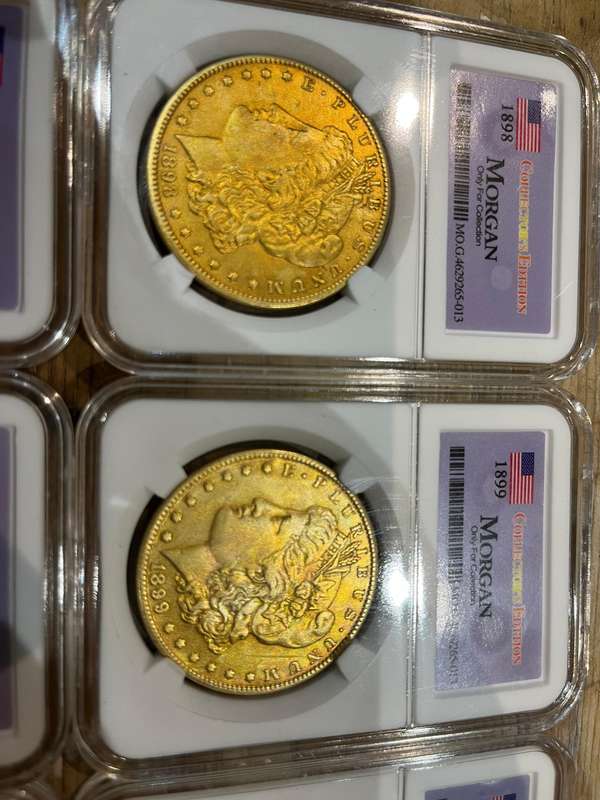 Replica American Morgan Dollars x 8