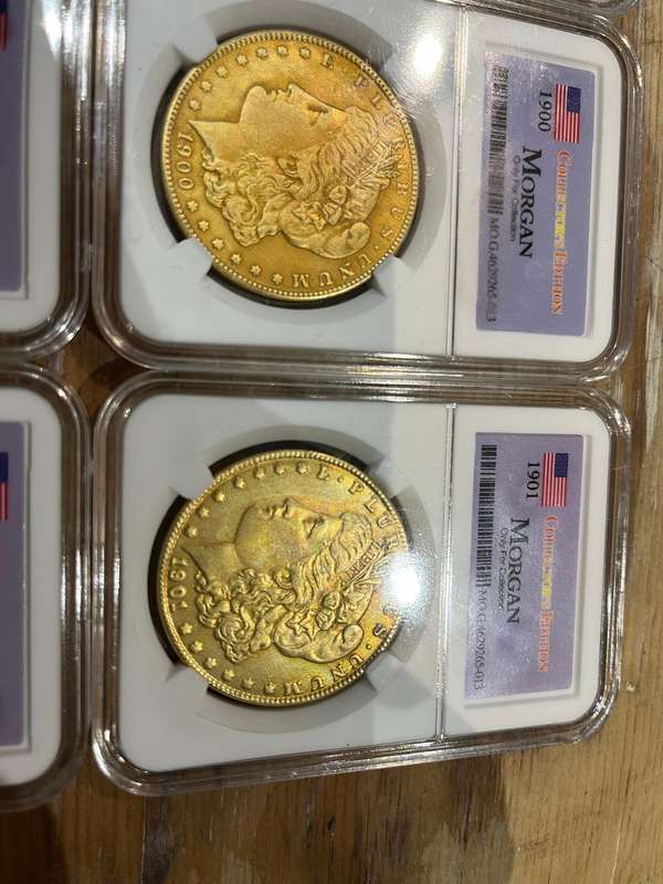 Replica American Morgan Dollars x 8