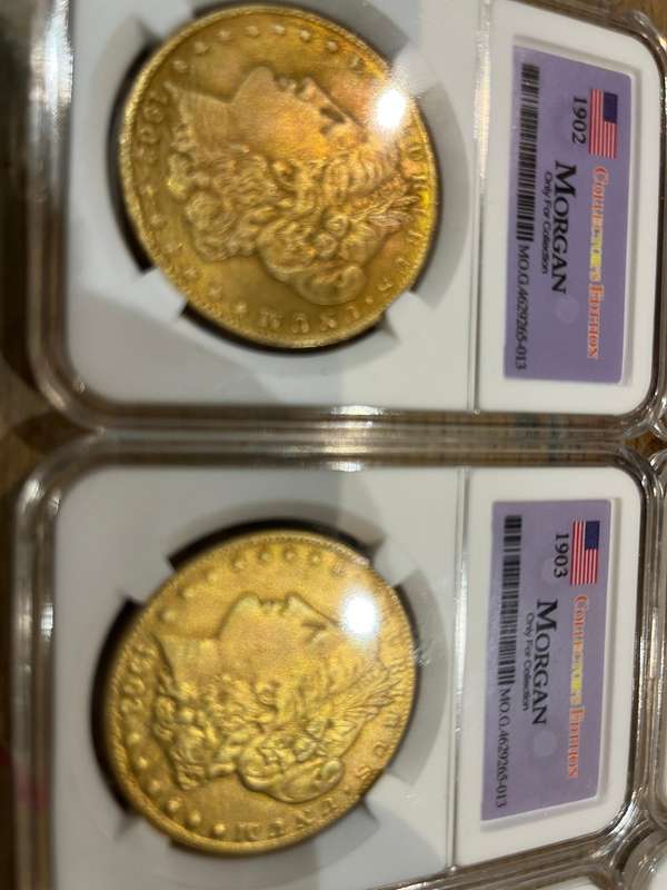 Replica American Morgan Dollars x 8