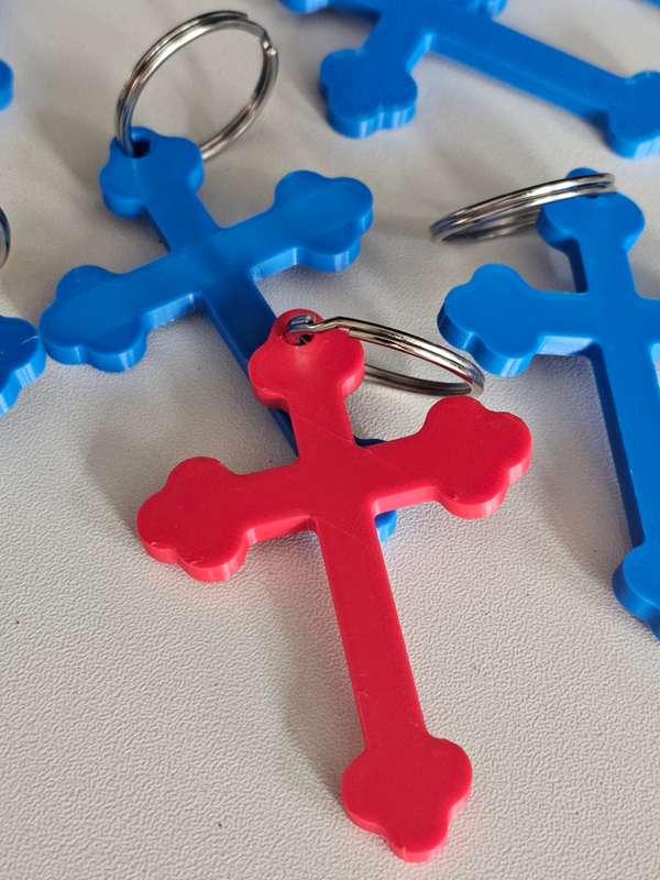 2 Cross key rings