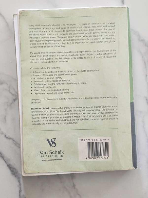 The young child in context by Marike W de Witt