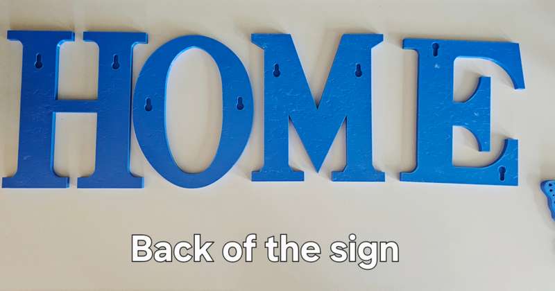 Decor PLA Home Sign Letters Wall Art