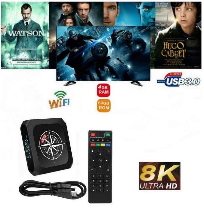 8k Tv Box 4gb Ram 64gb Rom