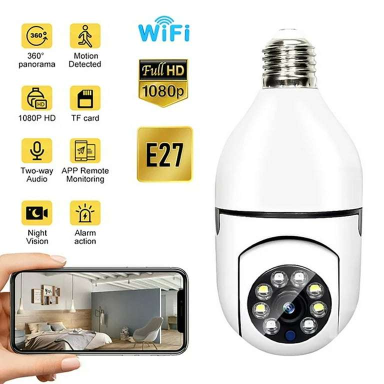 Wifi Bulb Camera 360 degrees