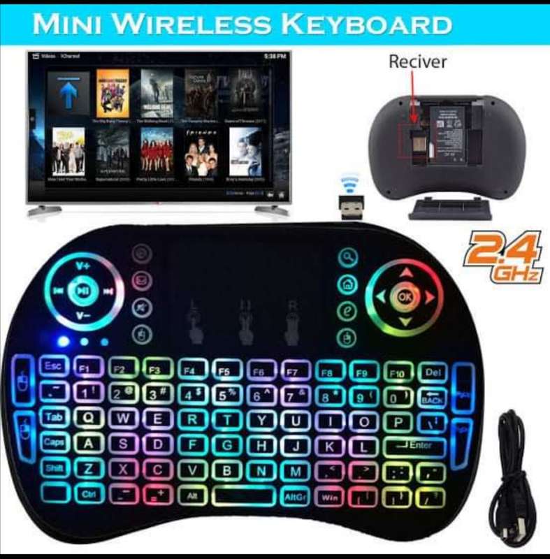 Wireless Mini Backlit Keyboard
