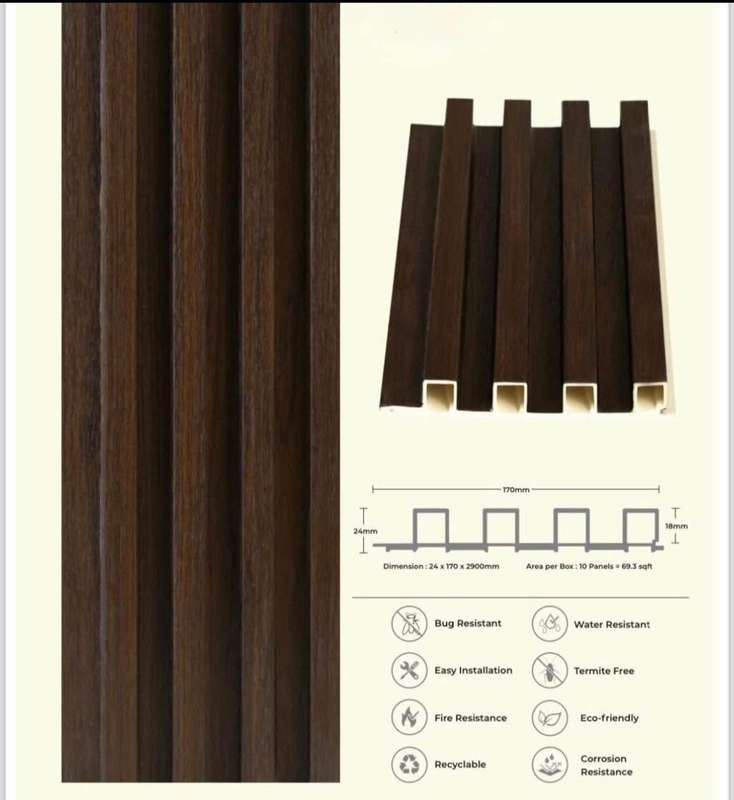 Wpc Fluted Wall Panel Cladding (10 Panels per box)