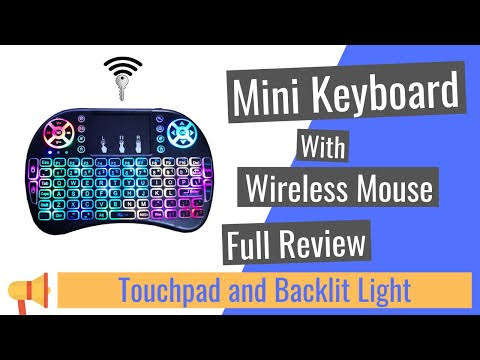 Wireless Mini Backlit Keyboard