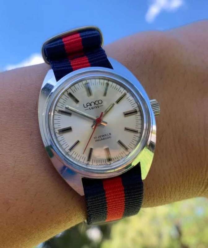 Manual wind Lanco watch