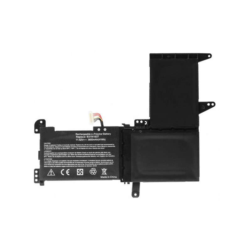 Battery for Asus VivoBook F510UF, S510UQ, X510UR-3B (C31N1637, B31N1637)