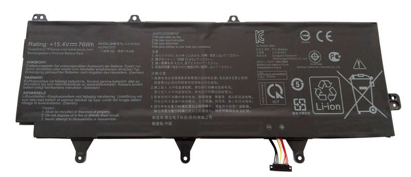 Battery for Asus ROG Zephyrus GX701G, GX735GM series (C41N1802)