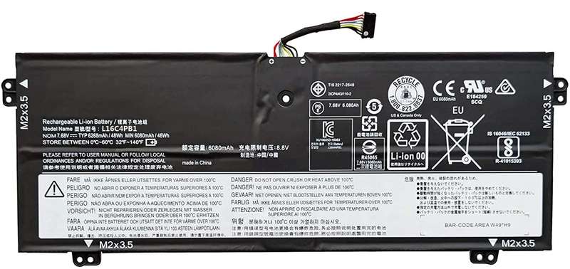 Battery for Lenovo  Yoga 720, 730 series (L16C4PB1,  L16M4PB1)
