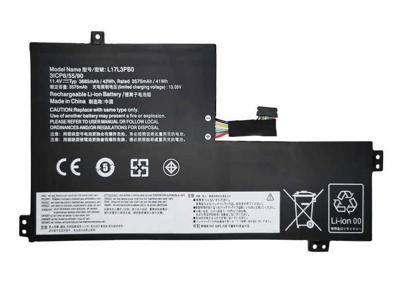 Battery for Chromebook Gen 2, IdeaPad 3 CB Series - L17C3PG0, L18D3PG1
