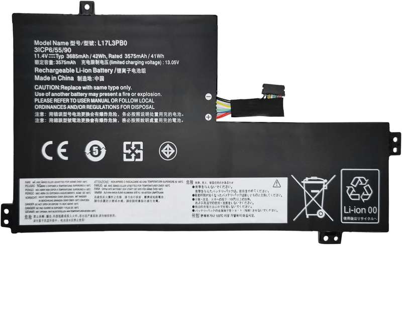 Battery for Lenovo 100e Chromebook, IdeaPad FLEX 3 CB11ig Series  (L17L3PB0 L17M3PB0)