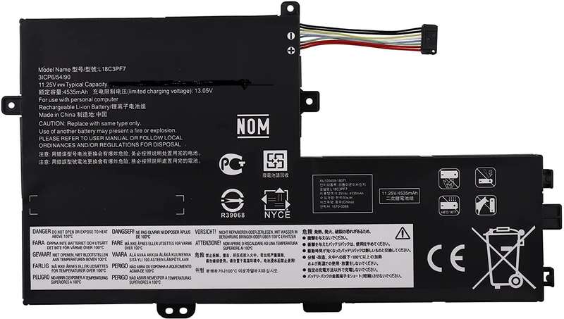 Battery for Lenovo IdeaPad S340-14IW series (L18C3PF7)