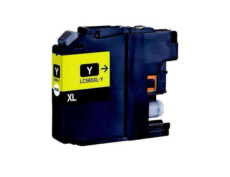 Brother LC565 XL Yellow Inkjet Cartridge - Comaptible