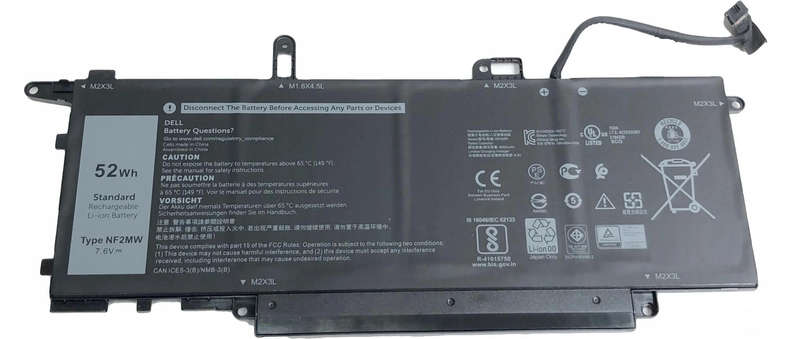 Battery for Dell Latitude 7400 2-in-1 & Latitude 9410  14" Only - NF2MW, 8W3YY