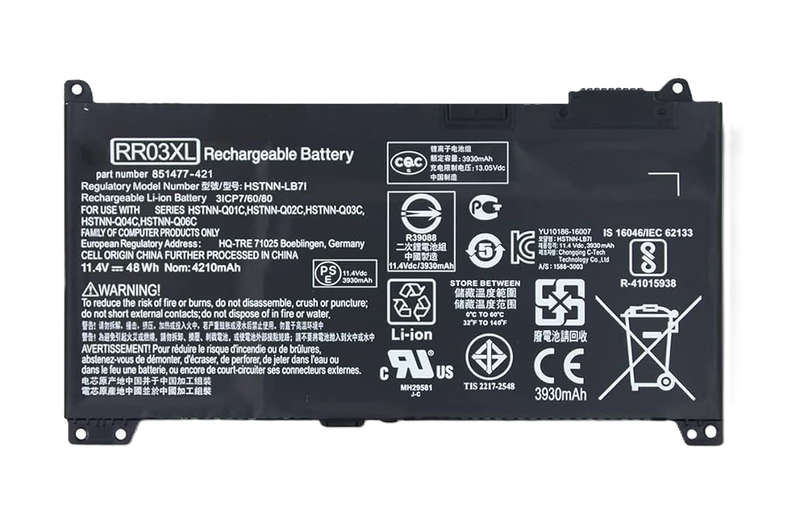 Battery For  Probook HP 450 G4,430 G4,440 G4,455 G4,470 G4, (RR03XL, HSTNN-LB7I)
